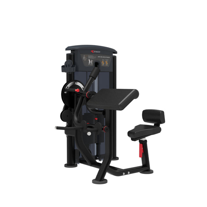 TKO Strength Bicep Curl/Tricep Extension Machine 7063-G2