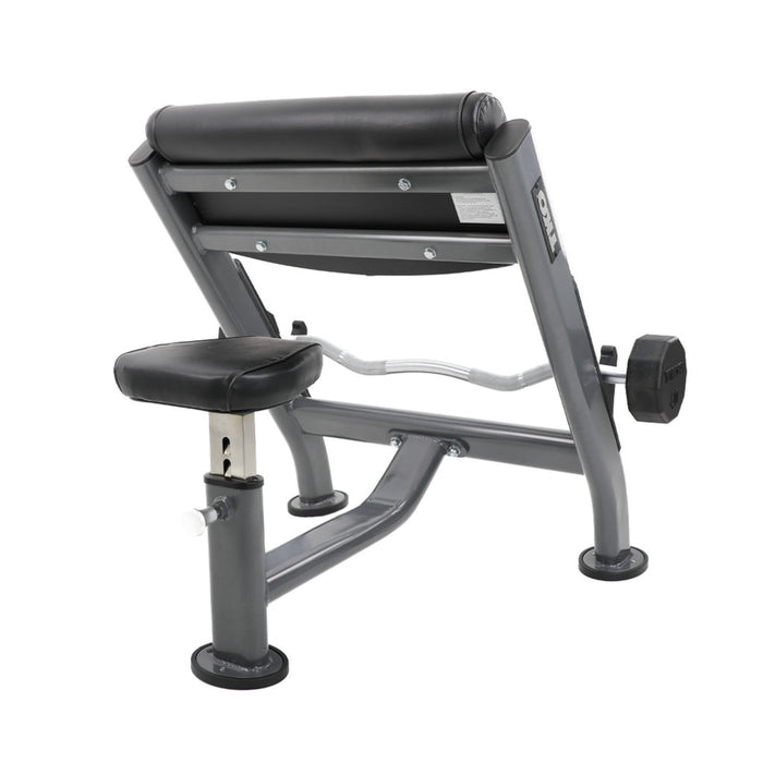 TKO Strength Preacher Curl Bench in Graphite 867PB-B