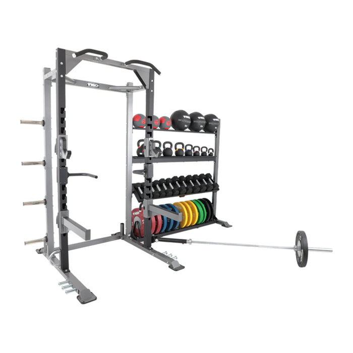 TKO Strength Half Rack with Storage 921HR-STRG