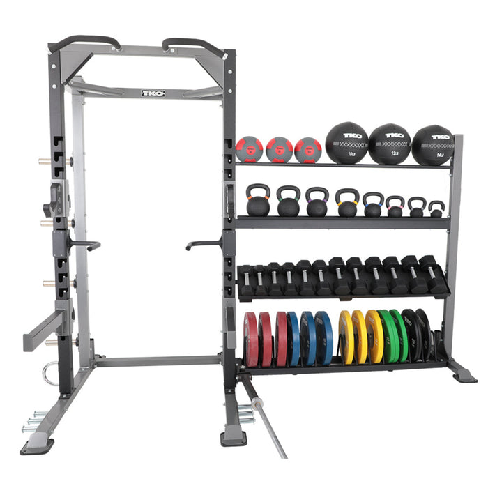 TKO Strength Half Rack with Storage 921HR-STRG