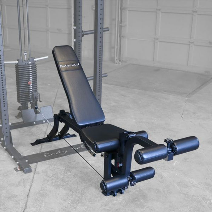 Body Solid Adjustable Bench with Cabled Leg Developer GLEG