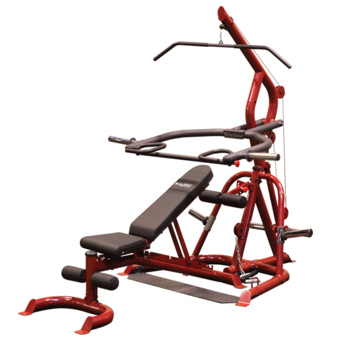 Body Solid Corner Leverage Gym Package, Includes GFID100 Bench (GLGS100P4)