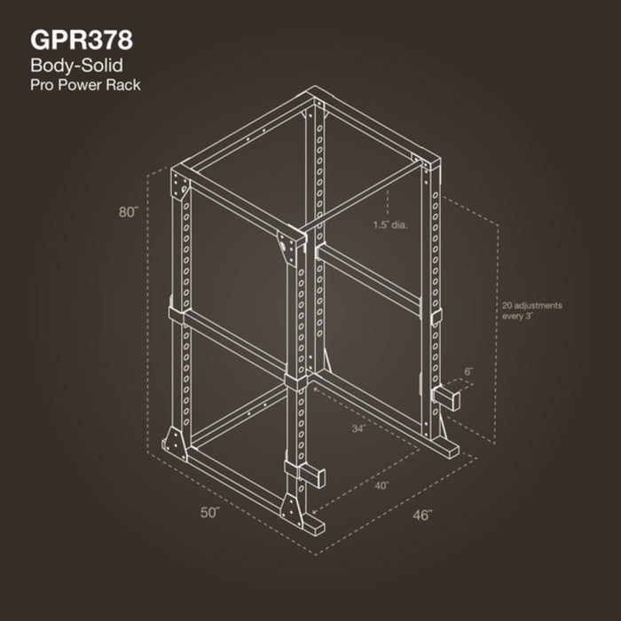 Body Solid Power Rack GPR378