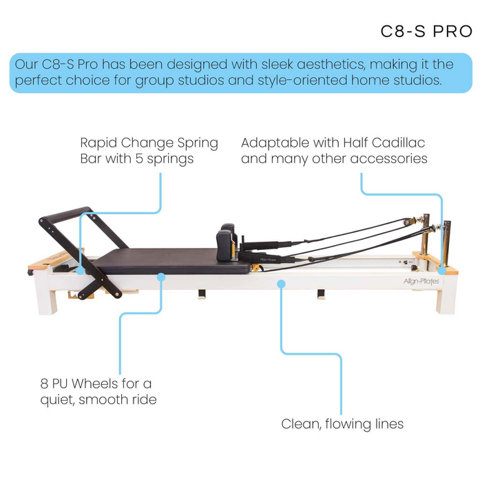 Align Pilates C8-S Pro Pilates Reformer